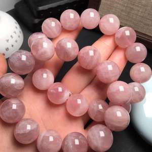 8-10mm <span class=keywords><strong>rosa</strong></span> quarzo di modo semplice braccialetto di pietra naturale quarzo <span class=keywords><strong>rosa</strong></span> <span class=keywords><strong>bracciale</strong></span> - Product Image 3