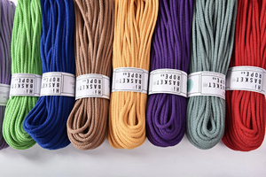 Cordón de Macramé de Algodón Trenzado en Zig Zag de 5.5-6mm, Hilo Boho para Cestas, <span class=keywords><strong>Cuerda</strong></span> Decorativa para Coser y Decorar el Hogar - Product Image 2