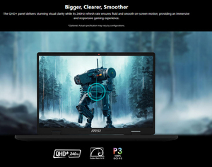 แล็ปท็อปเกมมิ่ง Crosshair 16hx Ai D2xwgkg ขนาด 16 นิ้ว 240hz 2.5k Ultra 9 275hx Rtx 5070 แรม 16gb  SSD 1tb Ddr5 ระบบปฏิบัติการ Win 11 Pro หน้าจอ 16 นิ้ว - Product Image 6
