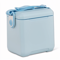 Igloo Tag-Along Too Glacière de pique-nique en plastique de 10,4 litres avec sangle réglable bleu clair