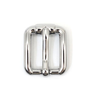 Logotipo personalizado moda occidental hebillas de cinturón de acero inoxidable Retro Metal Pin hebilla cinturón para bolsos mujeres y hombres - Product Image 3