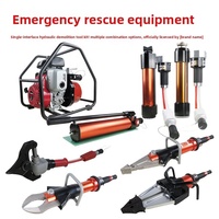 Outil hydraulique combiné portable, cisaille et écarteur multifonctionnel, pinces de sauvetage pour interventions d'urgence