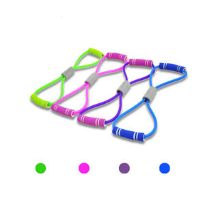 Bande de résistance extensible de Yoga, corde de traction circulaire pour étirements, exercices de Yoga - Product Image 5