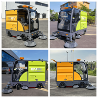 Balayeuse de rue commerciale autotractée à faible entretien, compatible OEM/ODM, directement de l'usine, pour parking