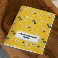 Carnet de notes avec lignes pour étudiants Livre en papier à couverture rigide avec impression de règles d'université personnalisées Composition d'exercices scolaires