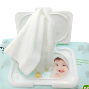Lingettes humides jetables écologiques et biologiques en gros pour le nettoyage des bébés - Product Image 2