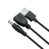 Câble de charge USB de haute qualité, USB-A femelle vers DC mâle, conducteur en cuivre pur, gaine en nylon, pour routeur WiFi, ordinateur, caméra