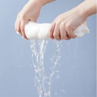 Soft Large Luxury 100% Cotton Disposable Compressed Towel for Hotel Bathroom Spa Travel Highly Absorbent