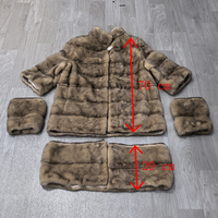 Manteau en fourrure véritable pour femmes, un manteau chaud et naturel en fourrure de vison pour l'automne et l'hiver, veste en fourrure de vison, personnalisation en gros