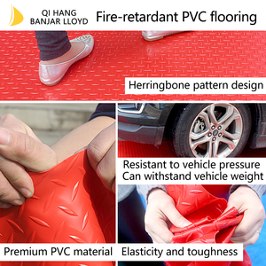 Revêtement de sol en vinyle PVC imperméable - Tapis en plastique antidérapant et anti-rayures pour atelier, garage, usage commercial et résidentiel en rouleau - Product Image 2