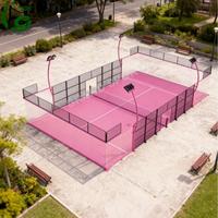 Cancha de Pádel Super Panorámica de Bajo Precio para Interiores y Exteriores, Fácil de Instalar y Mantener, OEM/ODM, Solución Integral
