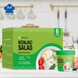 Premium Wasabi sesamo Konjac insalata tagliatelle a basso contenuto <span class=keywords><strong>di</strong></span> carboidrati <span class=keywords><strong>senza</strong></span> <span class=keywords><strong>glutine</strong></span> alternativa alla Pasta vegana - Product Image 3
