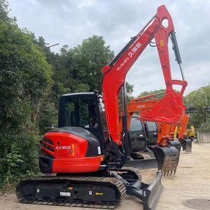 Pelles sur chenilles Kubota d'occasion certifiées CE avec godet kx163 mini pelleteuse chenille de 6 tonnes Machines d'excavatrices d'occasion du Japon - Product Image 1