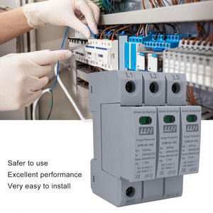 Protector Contra Sobretensiones Monofásico Tipo T2 de CA, 3P, 220V, 275V, 320V, 385V, 440V, 20KA, 40KA, Dispositivo de Protección Contra Sobretensiones - Product Image 3