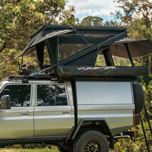 Carpa de techo portátil inflable para 4 personas con protección UV, impermeable, para acampar en el techo de SUV, camioneta o vehículo familiar. - Product Image 3