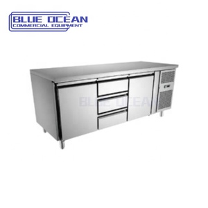 <span class=keywords><strong>Réfrigérateur</strong></span> à tiroir intégré congélateur de haute qualité Nouveau restaurant commercial Réfrigérateurs en acier inoxydable - Product Image 1