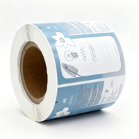 Etiqueta de Vinilo Impermeable con Logotipo Personalizado, Etiqueta Cosmética con Lámina Dorada para el Cuidado de la Piel, Rollo de Etiquetas Impresas para Envases de Jabón Corporal, Botellas de Agua y Aceite