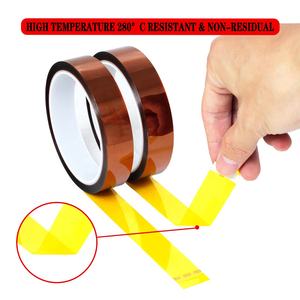شريط لاصق سيليكون لطبقة البولي إيثيلين المقاوم للحرارة العالية 10 ^ 6 - 10 ^ 9 شريط بوليميد منخفض الاستاتيكي مقاوم للساكنة - Product Image 2