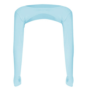Haut de sport pour femme UPF 50, léger et respirant, à manches longues, couleur unie, avec découpes, pour le yoga et les activités de plein air - Product Image 3