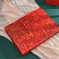 Boîte cadeau de Noël personnalisable en forme de livre de qualité supérieure avec impression UV, emballage en carton blanc