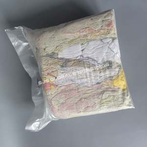 Paños de limpieza de algodón 100% de alto rendimiento, reciclados y teñidos, para limpiar maquinaria industrial - Product Image 1