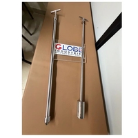 Tige d'échantillonnage manuelle industrielle en acier inoxydable Globe Industries, protection IP55 pour des tests de matériaux de haute précision