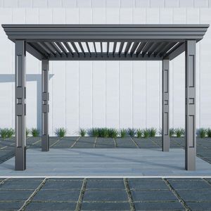 Pergola di Lusso Prima, Elegante e Regolabile, Impermeabile, in Lega di Alluminio Verniciata a Polvere, Design <span class=keywords><strong>per</strong></span> Esterni - Product Image 6