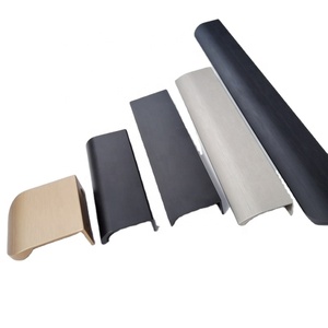 Pegangan Kabinet Dapur Aluminium Hitam 5.9 inci, Tahan Lama, Pemasangan Belakang, untuk Dekorasi Kabinet - Product Image 4