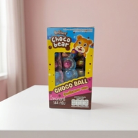 Bande de 24 bonbons chocolatés Choco Ball en blister, boules de chocolat composées en forme d'ours de dessin animé, emballage suspendu, boîte de présentation