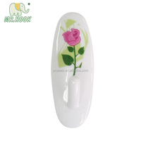 Probebi HS09 usage quotidien forme ronde mur adhésif crochet cintre crochet porte-manteau en plastique à usage quotidien