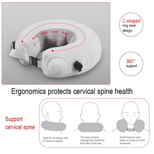 Conception portable pour la relaxation du cou, des épaules et du dos, masseur de cou intelligent à compression pneumatique électrique - Product Image 6