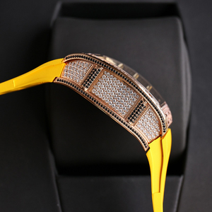 Reloj de Pulsera de Lujo para Hombre, Diseño de Esqueleto con Diamantes Morgan, Tendencia de Moda 2026, Reloj Mecánico de Lujo - Product Image 4
