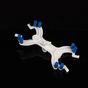 Soporte de titulación Hongcheng con abrazadera de 20 orificios de aluminio de doble cara para uso con buretas - Product Image 1