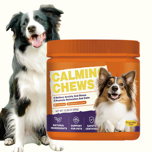 Integratori <span class=keywords><strong>per</strong></span> la Salute degli Animali Domestici OEM ODM, Compresse Masticabili Calmanti <span class=keywords><strong>per</strong></span> il Sonno, Melatonina, Olio di Semi di Canapa, Radice di Valeriana, Estratto di Camomilla <span class=keywords><strong>per</strong></span> Ansia di Cani e <span class=keywords><strong>Gatti</strong></span> - Product Image 6