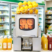 Industriële Citruspers NS2000E-3 Automatische Citruspers 110V/220V, 20 vruchten per minuut, Volledig roestvrijstalen constructie