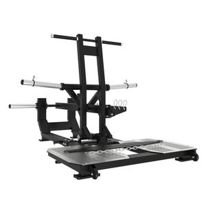 Machine à Squat à Charge Libre Professionnelle Rhino Heavy Duty pour Entraînement de Force des Jambes et des Fessiers en Salle de Sport - Product Image 4