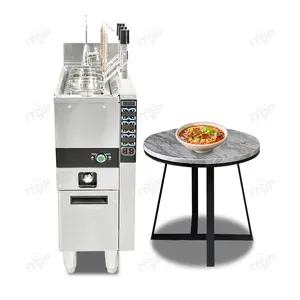 Professional Automatic Pasta Cooking Machine Express Noodle Cooker 3 Holes Baskets