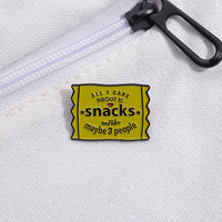 Emballage de bonbons émail épinglette bijoux originaux pour montrer votre amour pour les bonbons idéal pour sacs à dos chapeaux et vêtements