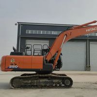 Moteur d'origine utilisé pour une grande excavatrice Hitachi ZX250 de 25 tonnes, excavatrice d'occasion, Hitachi ZX230 ZX250 d'occasion