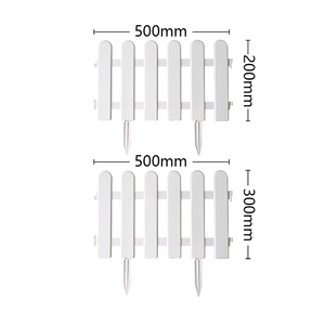 Clôture <span class=keywords><strong>de</strong></span> <span class=keywords><strong>jardin</strong></span> <span class=keywords><strong>en</strong></span> plastique, bordures blanches, pour arbres <span class=keywords><strong>de</strong></span> Noël, légumes, pelouse, parterres <span class=keywords><strong>de</strong></span> fleurs, bordures <span class=keywords><strong>de</strong></span> plantes, clôture décorative - Product Image 2