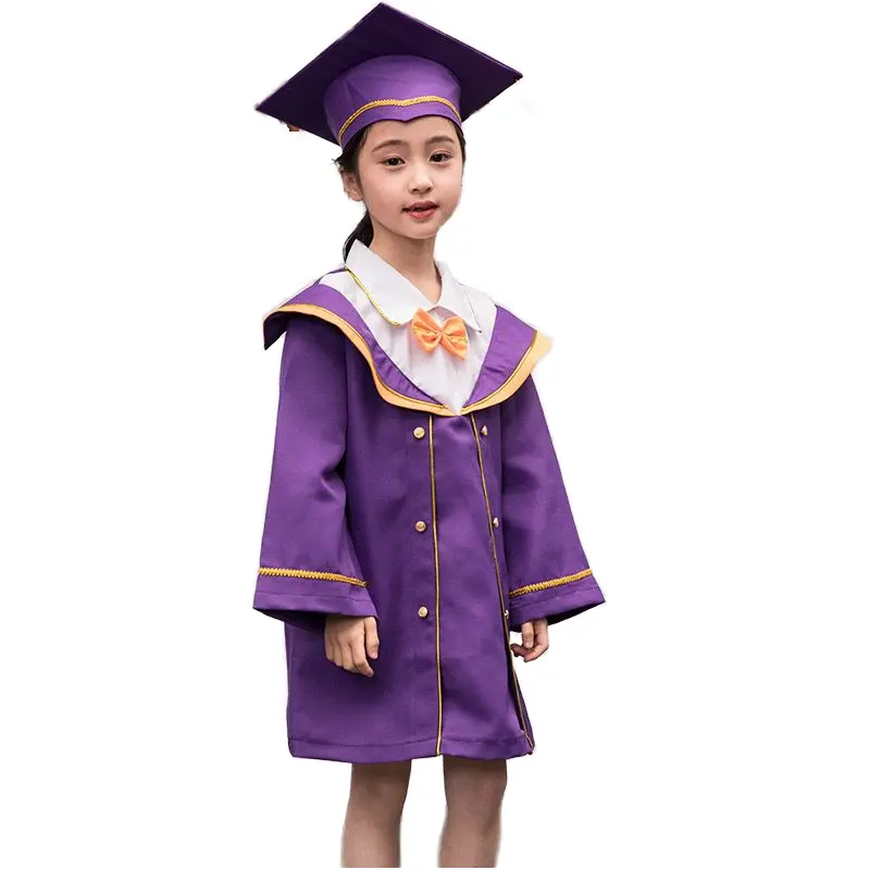 Wholesale Creative and Cute Unisex Children's Graduation Dresses and Doctoral Sets School Uniforms Direct from Factories