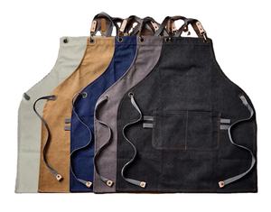 Tabliers de cuisine en toile 100% coton imperméables et résistants à l'huile pour hommes - Product Image 1