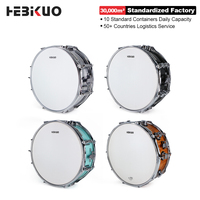 Vente directe d'usine HEBIKUO. Tambour à main professionnel. Différentes options de taille. Accessoires de conception de haute qualité pour kits de batterie