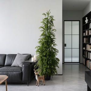 Arbustos <span class=keywords><strong>de</strong></span> cedro elegantes artificiales en maceta altos, árboles <span class=keywords><strong>de</strong></span> <span class=keywords><strong>pino</strong></span>, bonsái elegante, Decoración <span class=keywords><strong>de</strong></span> cumpleaños <span class=keywords><strong>de</strong></span> plástico, venta suelta para festivales - Product Image 3