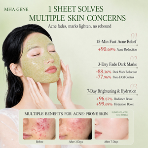 Masque Facial à l'Acide Azélaïque le Plus Vendu, Traitement Anti-inflammatoire à l'<span class=keywords><strong>Arbre</strong></span> à Thé et à la Centella pour la Récupération de l'Acné, Formule de Soin en Gros - Product Image 2