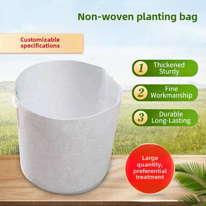 Sacs <span class=keywords><strong>de</strong></span> culture pour plantes à quatre poignées, pots personnalisés en feutre non tissé, respirants et réutilisables pour la culture <span class=keywords><strong>de</strong></span> pommes <span class=keywords><strong>de</strong></span> terre, fleurs, <span class=keywords><strong>tomates</strong></span> et semis en ferme - Product Image 1