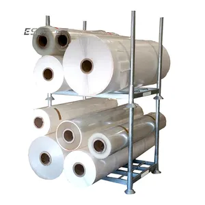 Fully welded warehouse industrial stackable roll fabric pallets