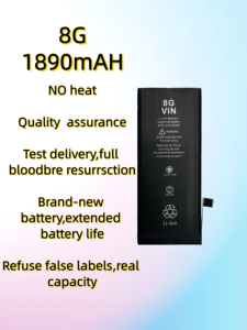 VIN Super-Capacidad Iphone8 8G Batería de teléfono móvil Original de alta calidad Li-Polímero Negro en stock - Product Image 2