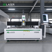 Machine de découpe laser à fibre JQLASER 1500mm*3000mm pour acier inoxydable, acier au carbone, aluminium, laiton, haute puissance, prix abordable