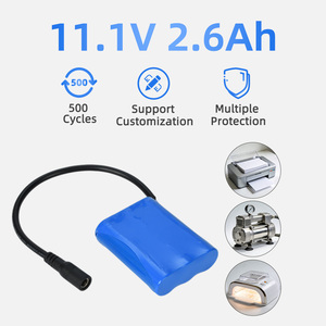 ก้อน<span class=keywords><strong>แบ</strong></span><span class=keywords><strong>ต</strong></span><span class=keywords><strong>เต</strong></span>อรี่ Li-ion <span class=keywords><strong>แบ</strong></span>บชาร์จไฟได้11.1V 12V 2.6Ah 18650 3S1P <span class=keywords><strong>แบ</strong></span><span class=keywords><strong>ต</strong></span><span class=keywords><strong>เต</strong></span>อรี่ลิเธียมสำหรับไฟ LED - Product Image 1